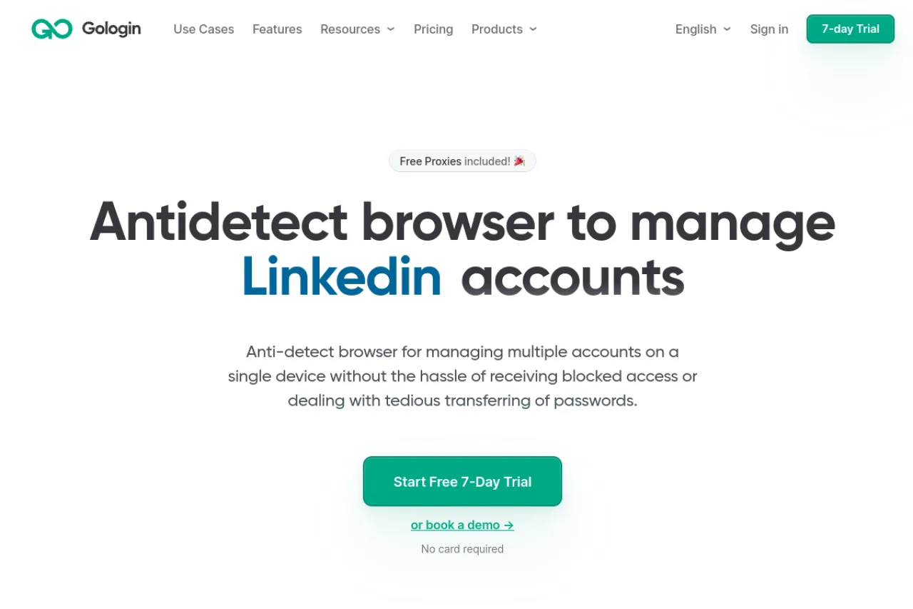 GoLogin – 访问您在云平台上的个人资料
